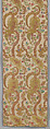 Piece, Silk and metal thread, Italian or British
