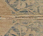 Honeysuckle, Designed by William Morris (British, Walthamstow, London 1834–1896 Hammersmith, London), Linen, British