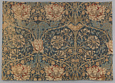 Honeysuckle, Designed by William Morris (British, Walthamstow, London 1834–1896 Hammersmith, London), Linen, British