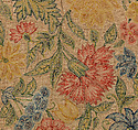 Panel for a petticoat, Wool, silk embroidered on linen, British