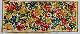 Panels, Silk on linen, British