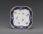 Fruit dish (compotier carré), Sèvres Manufactory  French, Soft-paste porcelain, French, Sèvres