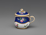Cup with cover (pot à jus), Sèvres Manufactory (French, 1740–present), Soft-paste porcelain, French, Sèvres