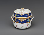 Ice pail with cover and liner (seau à glace), Sèvres Manufactory (French, 1740–present), Soft-paste porcelain, French, Sèvres