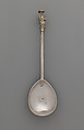 Apostle spoon: St. Philip, William Cawdell (British, 1560–1625), Silver, partly gilded, British, London