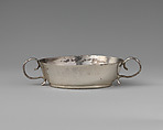 Miniature porringer, Thomas Waterhouse, Silver, British, London
