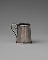Miniature mug, David Clayton (British, active 1689), Silver, British, London