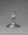 Miniature snuffers stand, Silver, British