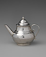Miniature teapot with cover, David Clayton  British, Silver, British, London