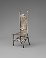 Miniature side chair, David Clayton  British, Silver, British, London