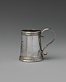 Miniature mug, David Clayton  British, Silver, British, London