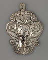 Miniature wall sconce, Silver, British, London