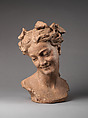 Bacchante with lowered eyes, Jean-Baptiste Carpeaux (French, Valenciennes 1827–1875 Courbevoie), Terracotta, French, Paris