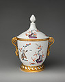 Ice cream pail (one of a pair), Meissen Manufactory (German, 1710–present), Hard-paste porcelain, gilt bronze, German, Meissen with Italian, Rome mounts