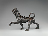 Panther, Reddish bronze with remains of black lacquer, Italian, Rome
