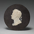 Wax model for a portrait of King George IV (1762–1830), Benedetto Pistrucci Italian, Wax on slate, British, London