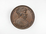 Edward IV, from the English Monarchs series, Medalist: Jean Dassier (Geneva 1676–1763 Geneva), Bronze, British