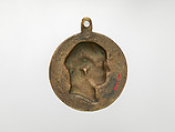Pierre-Jean de Béranger (1780–1857), Medalist: Pierre Jean David d&#39;Angers (French, Angers 1788–1856 Paris), Bronze, French