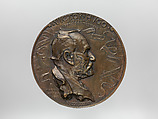 Victor Hugo (1802–1885), Medalist: Jean-Désiré Ringel d'Illzach (Alsace 1847–1916 Strasbourg), Cast bronze, French