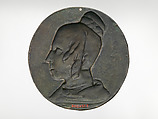 Mélanie Waldor (1796–1871), Medalist: Pierre Jean David d&#39;Angers (French, Angers 1788–1856 Paris), Cast bronze with golden brown patina, French