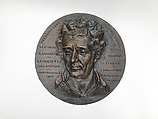 Friedrich Ludwig Zacharias Werner (1768–1823), Medalist: Pierre Jean David d'Angers (French, Angers 1788–1856 Paris), Bronze, French