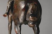 Horse and rider, Bronze, Northern Italian