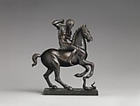 Horse and rider startled by a snake, Bronze, Italian, Venice or Padua