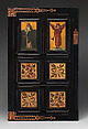 Door (part of a set), Charles Fairfax Murray British, Painted and ebonized mahogany, copper mounts, British, London