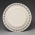Dish, Creamware, British, Leeds, Yorkshire
