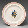 Plate, Josiah Wedgwood and Sons (British, Etruria, Staffordshire, 1759–present), Creamware, British, Staffordshire