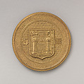 Commemorating the Tercentenary of Trinity College, Dublin in 1892, Medalist: Edmond Johnson, Gilt bronze, Irish