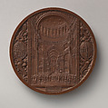 Thanksgiving Service at St. Paul's for the Recovery of the Prince of Wales from Typhoid Fever, February 27, 1872, Medalist: Alfred Benjamin Wyon (British, London 1837–1884), Bronze, struck, British