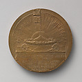 Commemorating the return of the C(ity).I(mperial).V(olunteers). from South Africa, October 1900, George Frampton (British, 1860–1928), Bronze, struck, British