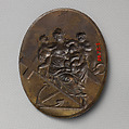 Masonic School Medal, Medalist: William Mossop (Irish, Dublin 1751–1804/06 Dublin), Bronze, cast, Irish