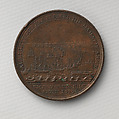 Commemorating Lord Nelson's Victory of the Nile in 1798, Medalist: Conrad Heinrich Küchler (German, ca. 1763–1821), Bronze, possibly British