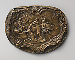 Maiden seeking refuge at a shrine of Cybele, Bronze, British