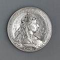 Art Union Jubilee, Medalist: Sir Alfred Gilbert (British, London 1854–1934 London), Silver, struck, British
