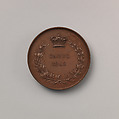Fourth Form of the Afghanistan Medal, 1842, Medalist: William Wyon (British, Birmingham 1795–1851 Brighton), Bronze, British