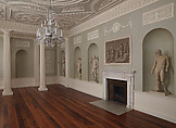 Dining room from Lansdowne House, After a design by Robert Adam (British, Kirkcaldy, Scotland 1728–1792 London), Wood, plaster, stone, British