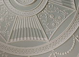 Dining room from Lansdowne House, After a design by Robert Adam (British, Kirkcaldy, Scotland 1728–1792 London), Wood, plaster, stone, British
