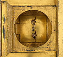 Architectural model of the temple of King Solomon in Jerusalem, After a design by Thomas Newberry, Gilded wood, gilded carton pierre; gilded silver, gilded bronze; enamel, linen, British, London