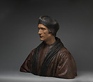 Portrait Bust of John Fisher, Bishop of Rochester, Pietro Torrigiano (Italian, Florence 1472–1528 Seville), Polychrome terracotta, British
