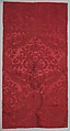 Crimson Silk Damask, Silk, Spanish or Italian