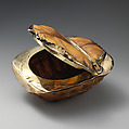 Tortoise box, Tortoise, gilded silver, possibly British