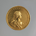 Coronation of Maria Theresa in Hungary, Anton Franz Widemann (1724–1792), Gold, Austrian, Dux 1724-1792 Vienna