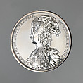 Louis XVI and Marie Antoinette, Pierre-Simon-Benjamin Duvivier (French, Paris 1730–1819 Paris), Silver, French, Paris