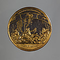 Gian Galeazzo Manzi, Gilt bronze with dark patinated ground, Italian