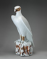 Eagle (one of a pair), Meissen Manufactory (German, 1710–present), Hard-paste porcelain with cold-painted decoration, German, Meissen after Japanese model