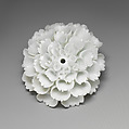 Porcelain flower (one of a set of nine), Soft-paste porcelain, French