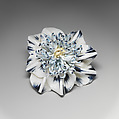 Porcelain flower (one of a set of nine), Soft-paste porcelain, French